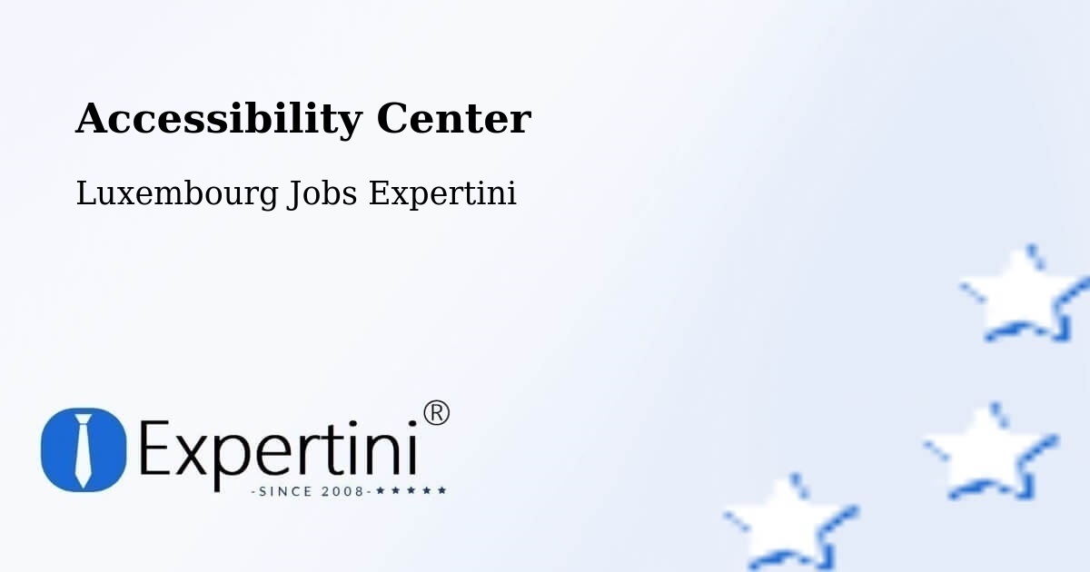 Accessibility Statement – Bissen - Luxembourg Jobs Expertini