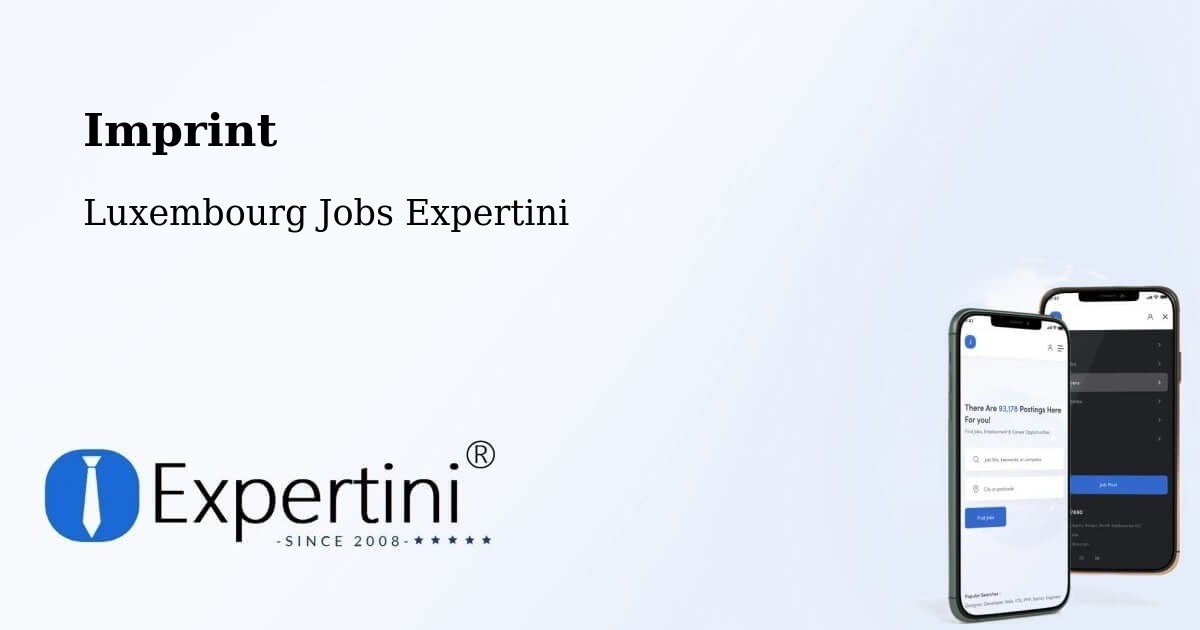 Imprint – Bissen - Luxembourg Jobs Expertini